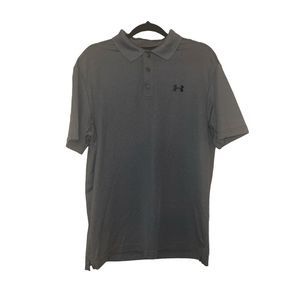 Under Armour Heat Gear Polo Shirt Mens SZ Medium